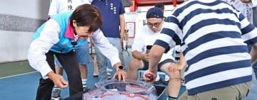 吉安鄉公所攜手青年會　戰鬥陀螺、匹克球點燃親子運動熱潮 游淑貞下場交流競技　讓陪伴成為最強戰力
